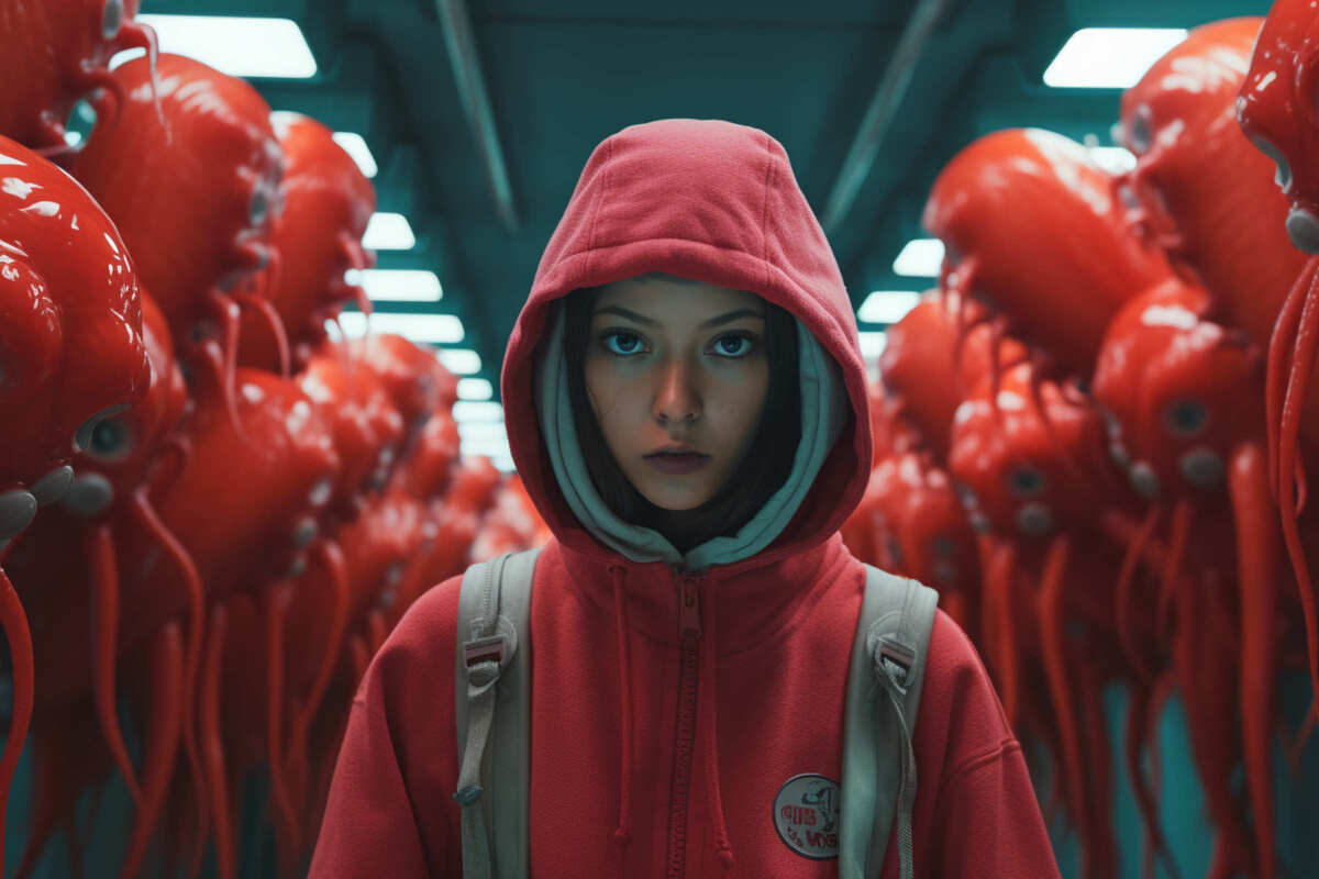 Фотография квеста-анимации Игра в кальмара от компании Киндер фест (Фото 1)